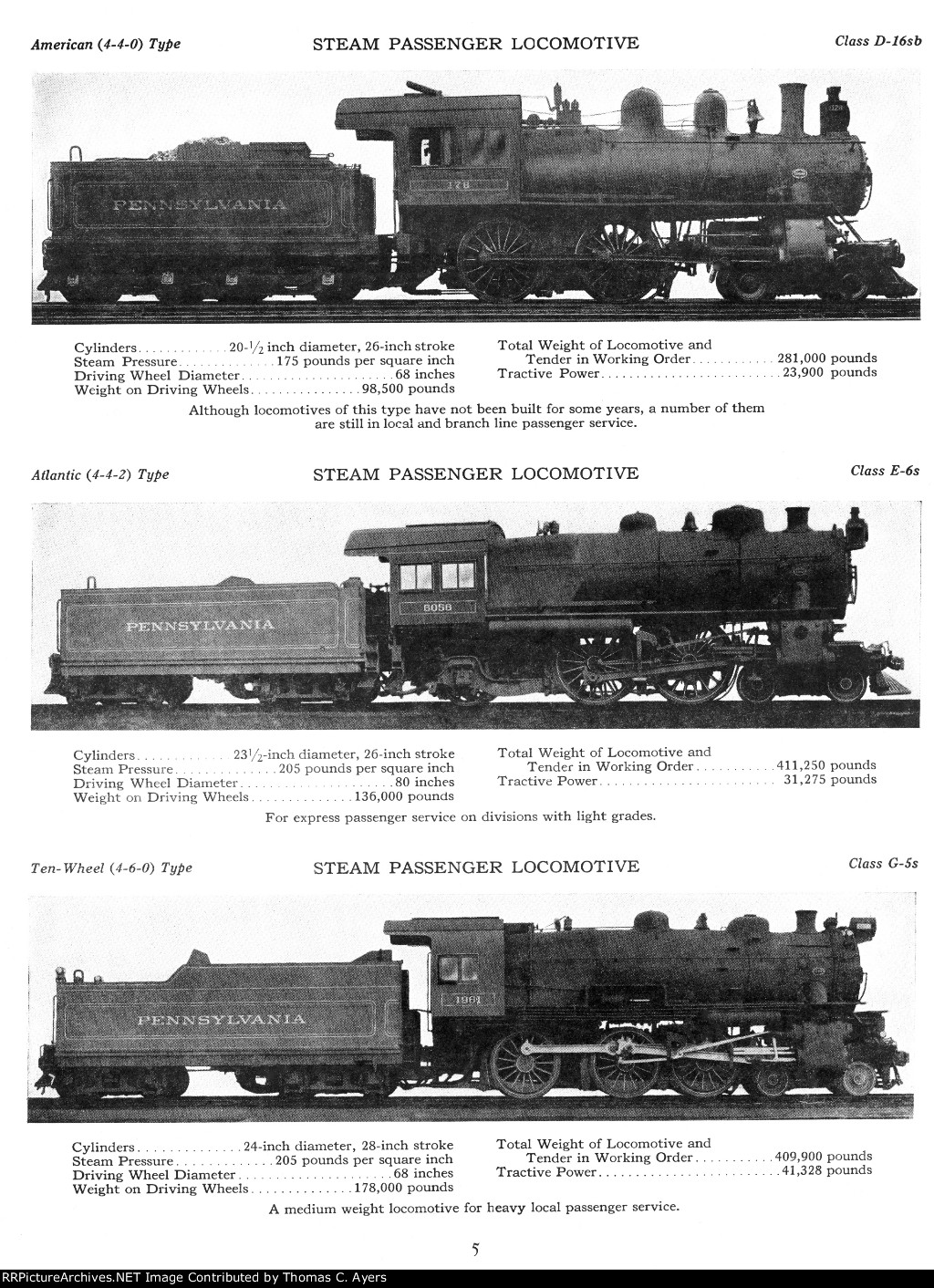 PRR "Modern Cars And Locomotives: 1926," Page 5